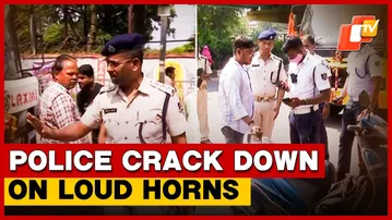 Police Crack Down On Vehicles Using Loud Horns In Bhubaneswar, Heavy Fines Imposed