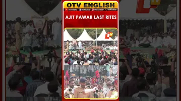 Last Rites Of Maharashtra Deputy CM Ajit Pawar Underway In Baramati