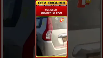 Police And CFSL Teams At Chandigarh Gangster Encounter Spot