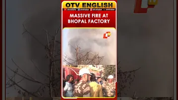Massive Fire At Bhopal Fabrication Factory: Firefighting Underway