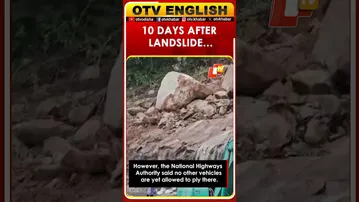 Heavy Vehicles Test Rebuilt Stretch At Kalinga Ghat In Odisha