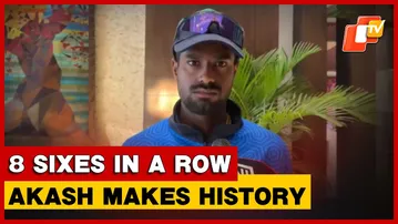 Akash Choudhary Scripts Record With 8 Sixes In A Row, Says ‘My Intention Is Always To Give 100%’