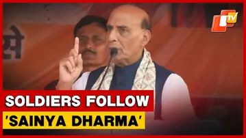 Rajnath Singh Says Army Follows ‘Sainya Dharma’, Must Not Be Politicised