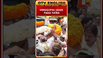 KC Venugopal Leads Pada Yatra In Puducherry Against NR Congress Govt