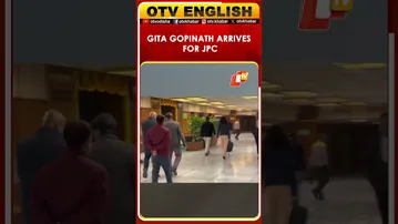 IMF's Gita Gopinath Arrives In Delhi For JPC Meeting