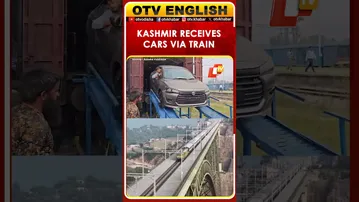 Historic Moment: Train Brings Cars To Kashmir Valley For The First Time