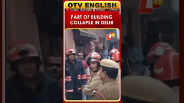 Search & Rescue Op Underway By After Part Of A Building Collapses In Delhi's Jwala Nagar