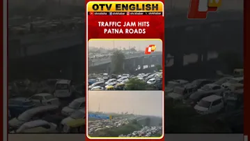 Massive Traffic Snarl At Digha AIIMS Road, Patna, As Devotees Flock Ganga Ghat