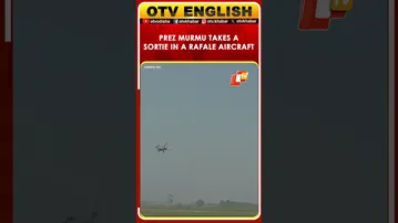 President Droupadi Murmu Takes A Sortie In A Rafale Aircraft In Ambala