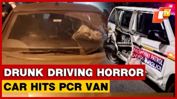 PCR Van Crushed In Late-Night Crash On Puri–Bhubaneswar Highway