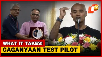 Kerala: IAF’s Gaganyaan Test Pilot Interacts With Students  OTV