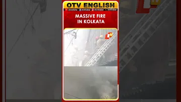 Massive Fire Engulfs Electronics Warehouse On Ezra Street, Kolkata