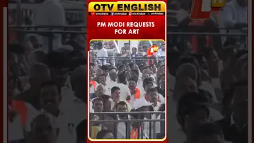 PM Narendra Modi Asks Security To Collect 'MY Bharat' Art In Puducherry