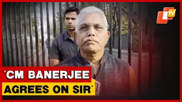 BJP Leader Dilip Ghosh Says CM Mamata Banerjee Agreed On SIR