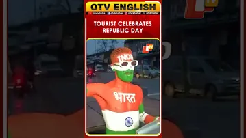 Tourist Celebrates Republic Day At Lal Chowk In Srinagar, J&K