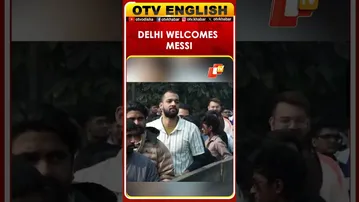 Delhi Football Fans Arrive For Lionel Messi's G.O.A.T. India Tour