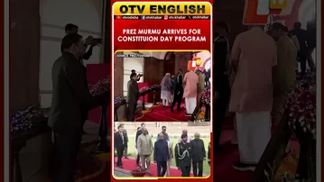 President Droupadi Murmu Arrives At Samvidhan Sadan, Parliament To Mark 75th Constitution Day