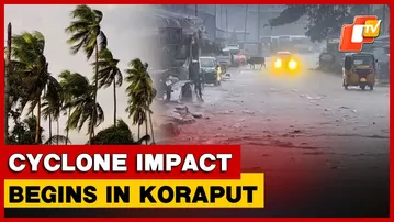 Odisha’s Laxmipur Bears Brunt As ‘Montha’ Unleashes Heavy Rain, Wind Gusts