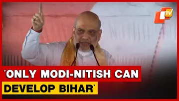 Amit Shah Targets Mahagathbandhan, Says Only Modi-Nitish Can Develop Bihar