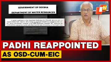 Chandra Sekhar Padhi Reappointed As OSD-Cum-EICIn Water Resources Department