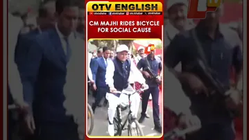 Odisha | CM Mohan Majhi Rides Bicycle At Child Marriage Free India Rally In Cuttack