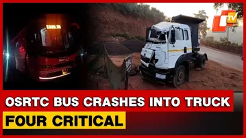 Bhubaneswar–Rourkela OSRTC Bus Collides With Truck In Dhenkanal; Four Critical