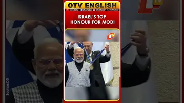 PM Modi Receives Knesset’s Highest Civil Honour In Israel