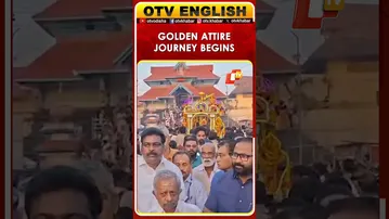 Golden Attire Procession For Lord Ayyappa's Mandala Pooja In Kerala