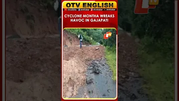 Severe Cyclone Montha: Roads Washed Away, Traffic Disrupted In Odisha’s Gajapati