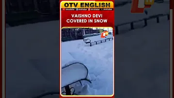 J&K: Shri Mata Vaishno Devi Bhawan Covered In Snow