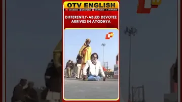 Ayodhya Dhwajarohan: Differently-Abled Devotee Ghanshyam Das Arrives From Lalitpur