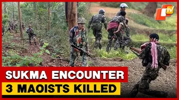 Three Naxalites Gunned Down In Chhattisgarh’s Sukma  | OTV