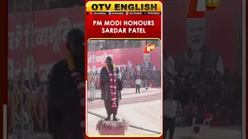 PM Narendra Modi Offers Tributes To Sardar Vallabhbhai Patel Statue In Gujarat