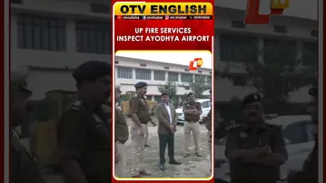 Security Checks At Ayodhya Airport Before Flag Hoisting At Shri Ram Janmabhoomi