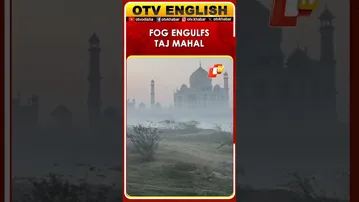 Taj Mahal Engulfed By Fog As Cold Intensifies In Agra, Uttar Pradesh