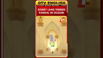 Siliguri’s Ujjal Sangha Celebrates Durga Puja With Disneyland-Themed Pandal