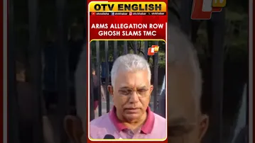 BJP’s Dilip Ghosh Slams TMC MP Kalyan Banerjee Over Raj Bhavan Arms Allegation