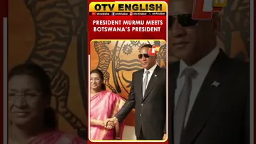 President Droupadi Murmu Meets Botswana President Duma Boko In Gaborone