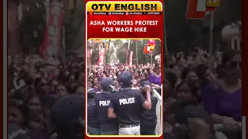 ASHA Workers From West Bengal Protest In Kolkata For Wage Hike