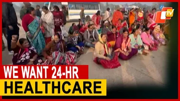 Tension During Deogarh Bandh Over 24-Hour Healthcare Demand