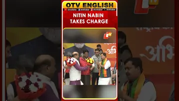 Newly-Appointed BJP National Working President Nitin Nabin Takes Charge In Delhi