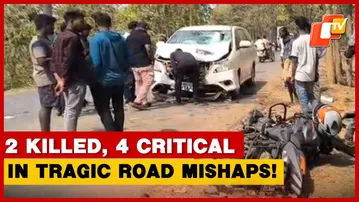 Two Bikers Killed In Keonjhar Crash; Four Injured In Separate Bhubaneswar Mishap | OTV