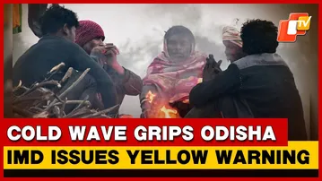 Cold Wave Tightens Grip On Interior Odisha As IMD Issues Yellow Alert