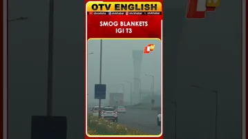 Toxic Smog Blankets Delhi’s IGI T3, AQI Hits 342 In ‘Very Poor’ Category