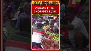 Chhath Puja Spirit Soars: Heavy Rush In Prayagraj Markets