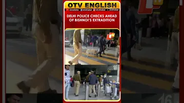 Delhi Police With Dog Squads Conduct Checks At IGI T3 Ahead Of Extradition Of Gangster Anmol Bishnoi