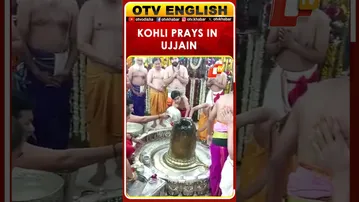 Virat Kohli And Kuldeep Yadav Pray At Mahakaleshwar Temple