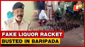 Odisha Excise Dept Busts Fake Foreign Liquor Racket In Baripada; Two Arrested, Large Cache Seized