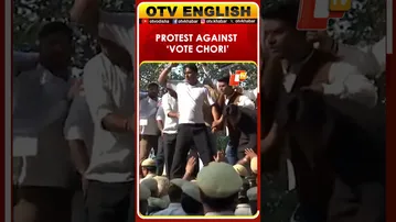 Indian Youth Congress Workers Protest Against Alleged Vote Theft During The Haryana Elections