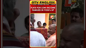 UP CM Yogi Adityanath Inaugurates Flats For 72 Families Under Sardar Patel Housing Scheme